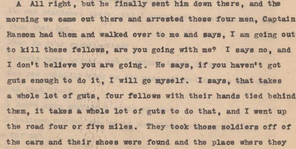 Canales Hearings, volume 1, page 574-5. https://www.tsl.texas.gov/sites/default/files/public/tslac/treasures/images/law/1919rangerVolume1.pdf