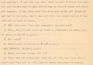 testimony of Thomas Johnson to Canales Hearing, volume 2, p. 672.  https://www.tsl.texas.gov/sites/default/files/public/tslac/treasures/images/law/1919rangerVolume2.pdf