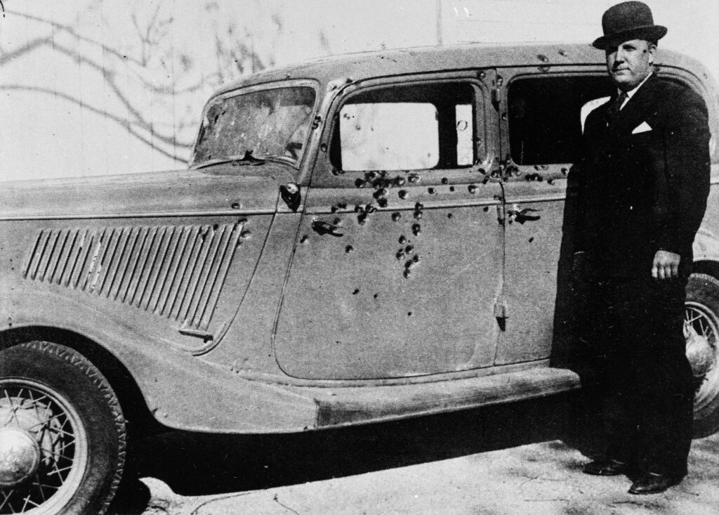 1934 Bonnie & Clyde Gang Killed PHOTO Texas Ranger Frank Hamer 