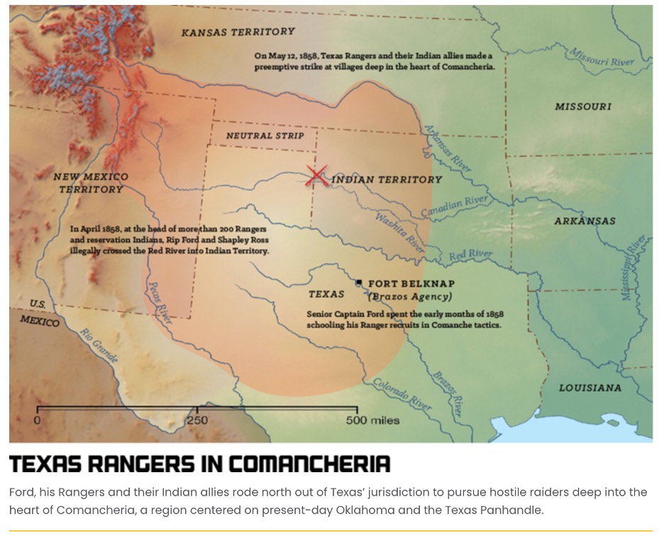 Texas Rangers vs. Comanche Raiders : The Battle of Antelope Hills 